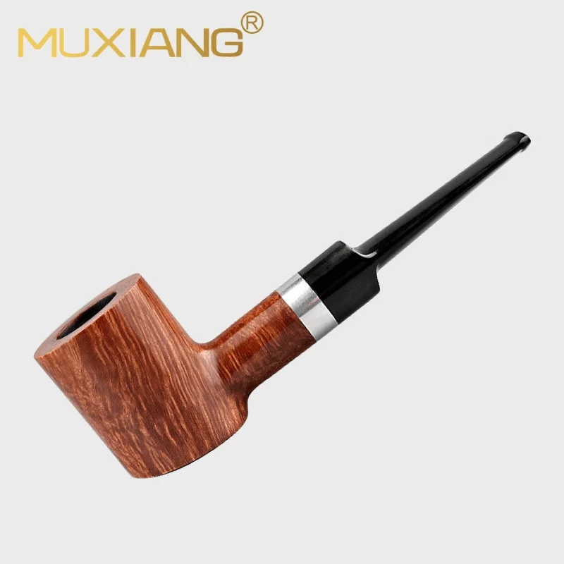 MUXIANG Wood Pipe With Metal Ring And Acrylic Mouthpiece
MUXIANG Wood Pipe With Metal Ring And Acrylic Mouthpiece