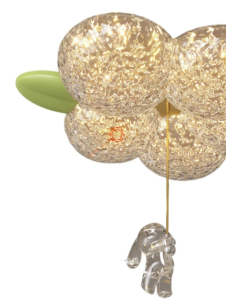 Full copper gold foil bedroom light, light luxury flower children's room light
Full copper gold foil bedroom light, light luxury flower children's room light