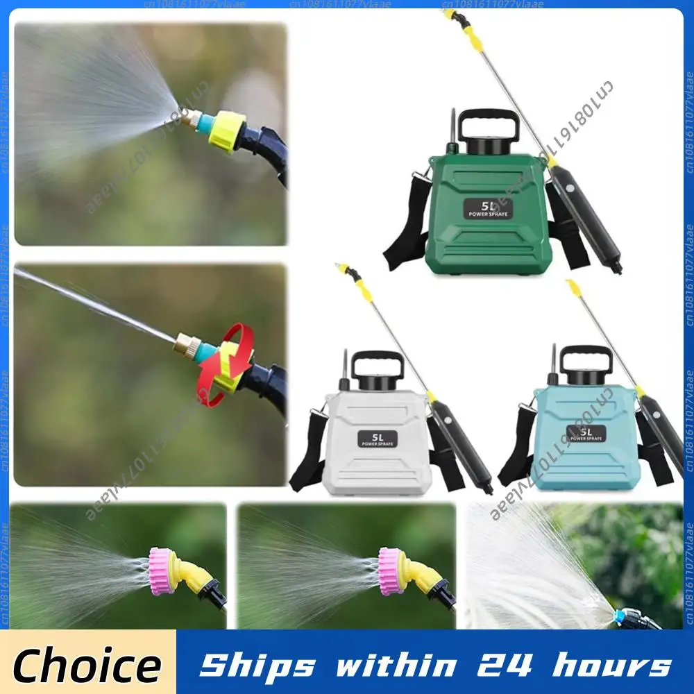 5L Electric Garden Sprayer Automatic Plant Watering Wand with Adjustable Nozzle Portable Handheld Mister for Flower Lawn
5L Electric Garden Sprayer Automatic Plant Watering Wand with Adjustable Nozzle Portable Handheld Mister for Flower Lawn