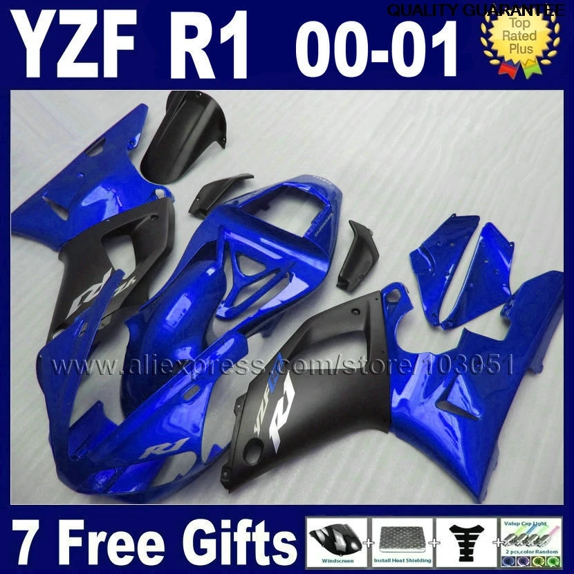 Custom fairing kits for 2000 2001 YAMAHA YZF R1 00 01 YZFR1 fairings R1R matte black aftermarket body parts
Custom fairing kits for 2000 2001 YAMAHA YZF R1 00 01 YZFR1 fairings R1R matte black aftermarket body parts