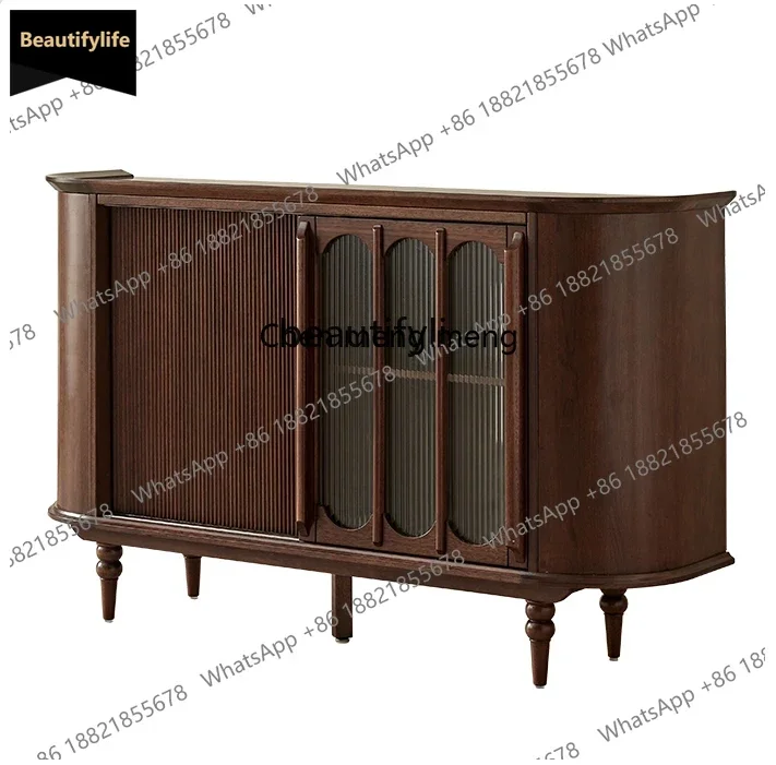Q181 K182ZC182 American Solid Wood Sideboard Retro Living Room Storage Restaurant Wine Cabinet Low Side Cabinet
Q181 K182ZC182 American Solid Wood Sideboard Retro Living Room Storage Restaurant Wine Cabinet Low Side Cabinet
