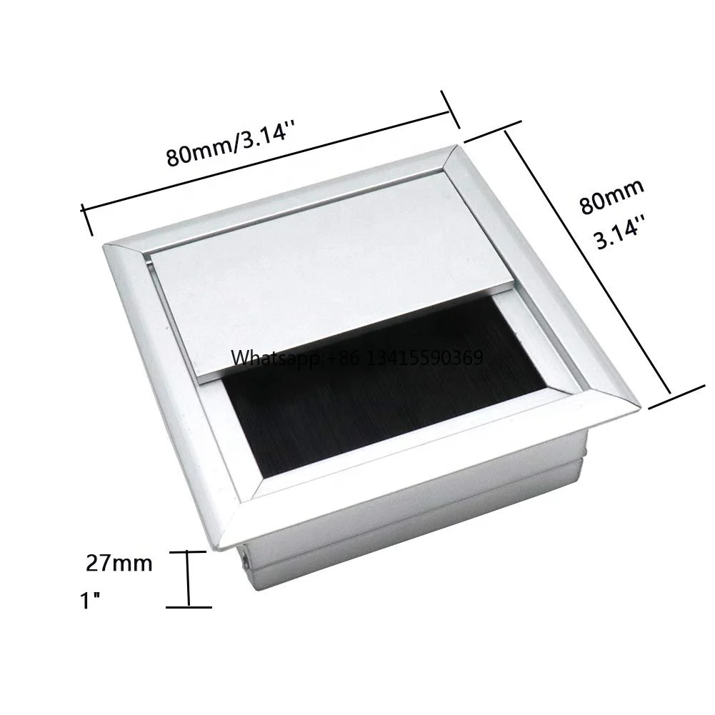 80*80mm Computer Desk Grommet Hole Cable Cover Computer Table Wire Cable Grommet Hole Cover Metal Black Square
80*80mm Computer Desk Grommet Hole Cable Cover Computer Table Wire Cable Grommet Hole Cover Metal Black Square