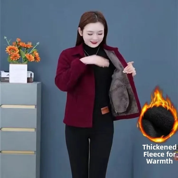 Новая коллекция Осень 2025: Женское повседневное пальто из вельвета больших размеров для женщин среднего возраста, верхняя одежда для мам, стильная повседневная верхняя одежда для дам.
Новая коллекция Осень 2025: Женское повседневное пальто из вельвета больших размеров для женщин среднего возраста, верхняя одежда для мам, стильная повседневная верхняя одежда для дам.