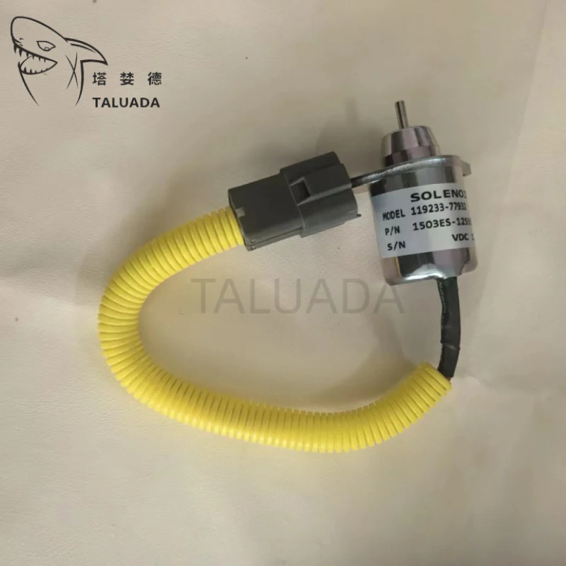 119233-77932 Flameout Solenoid Valve For Digger Excavator Shutoff Valve Construction Machinery Parts High Quality
119233-77932 Flameout Solenoid Valve For Digger Excavator Shutoff Valve Construction Machinery Parts High Quality