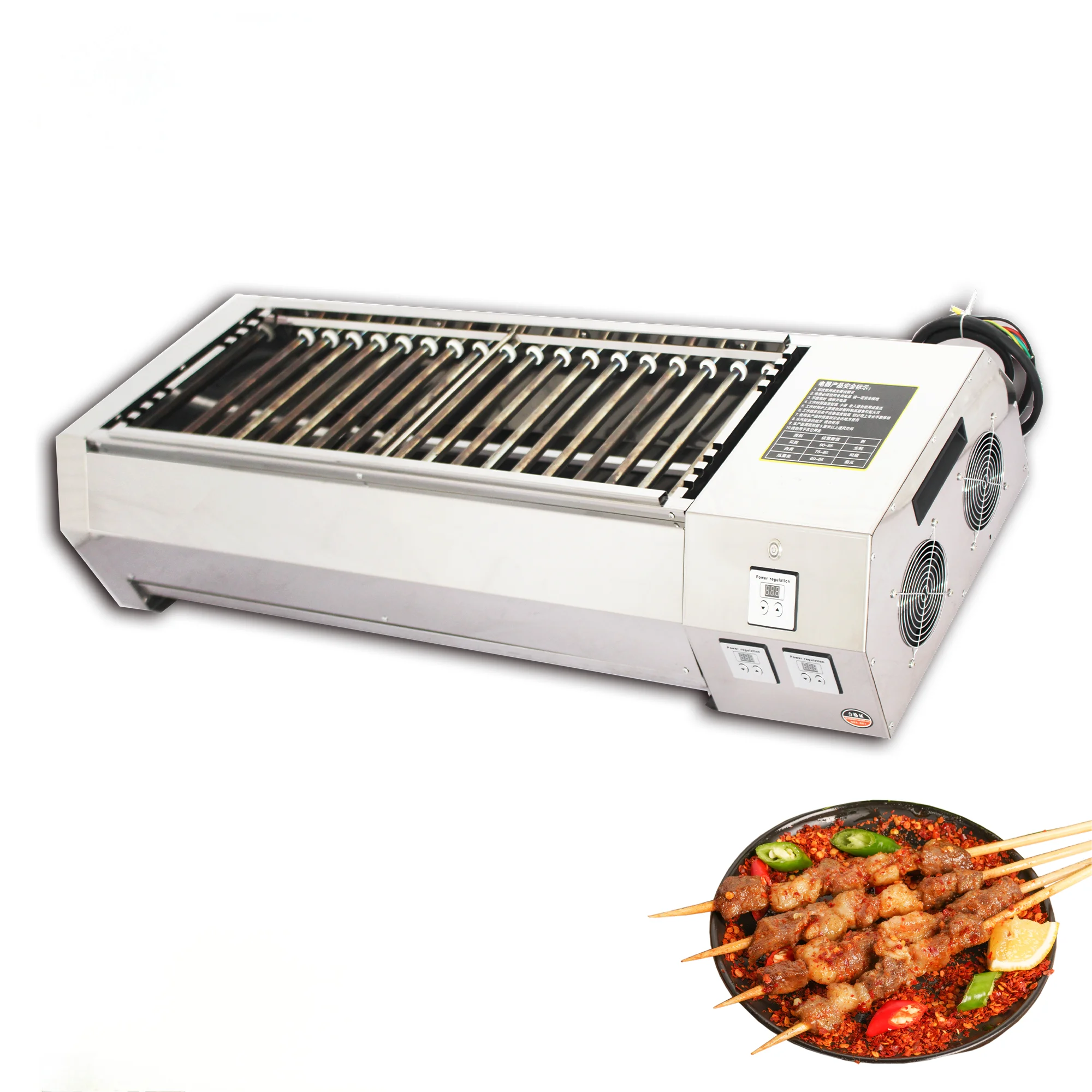 Large Max Electric Bbq Grill Smokeless Indoor Table Griddle Easily Cleaned Commercial Kitchen Equipment Grade Barbecue Machine
Large Max Electric Bbq Grill Smokeless Indoor Table Griddle Easily Cleaned Commercial Kitchen Equipment Grade Barbecue Machine