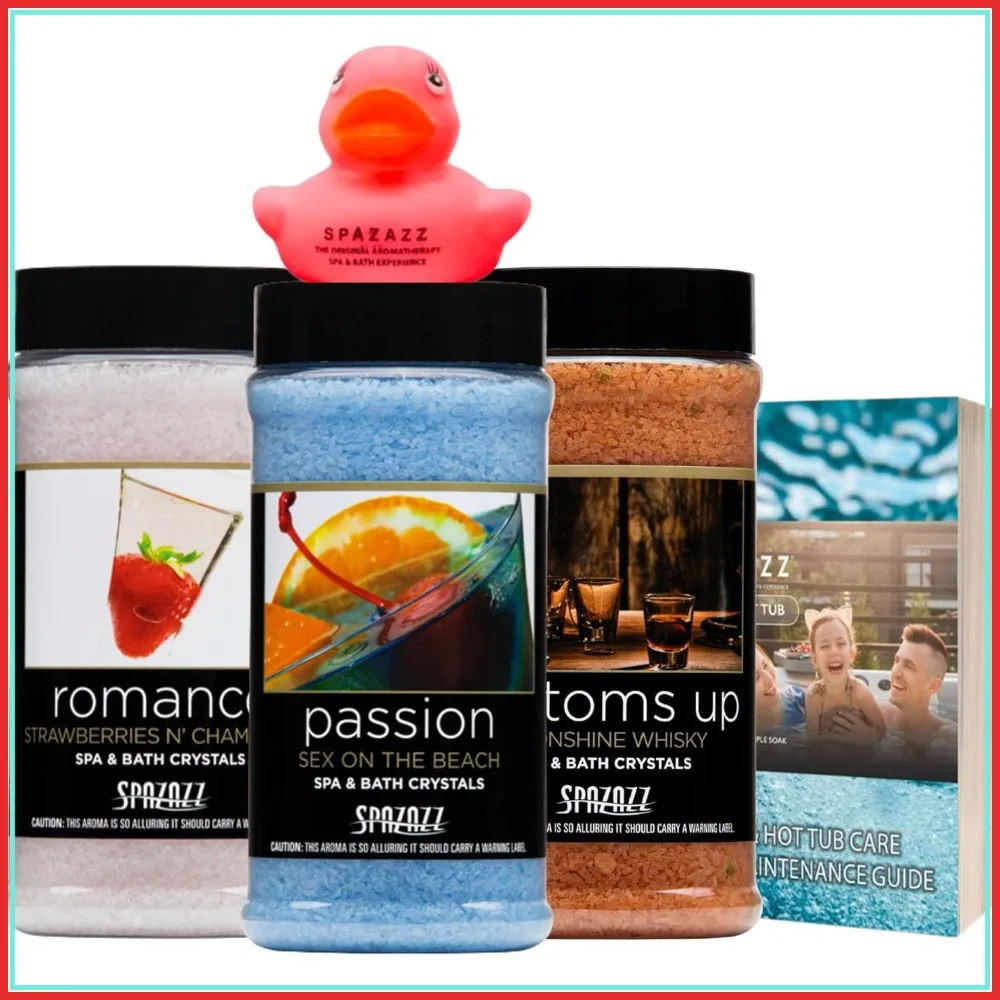 Valentine's Couples Hot Tub Aromatherapy Gift Set – Bath Salts 3-Pack (17oz Each) – Passion, Romance & Relaxing Spa Soak
Valentine's Couples Hot Tub Aromatherapy Gift Set – Bath Salts 3-Pack (17oz Each) – Passion, Romance & Relaxing Spa Soak