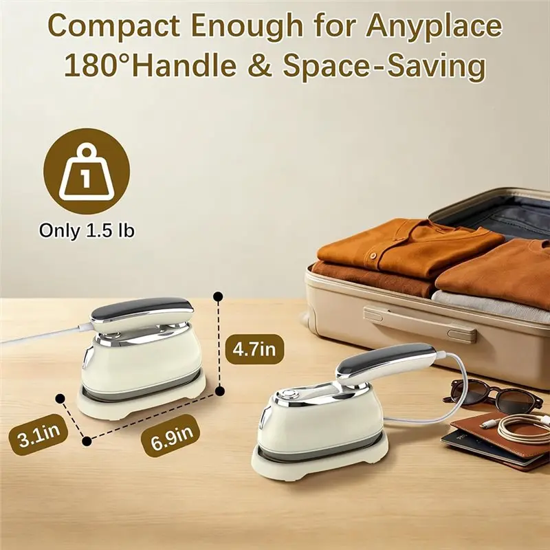 【SIMPLE】Garment Steamer& Steam Iron 2-In-1, Steamer For Clothes, Travel Steamer For Clothes, Handheld Steam Engine EU Plug
【SIMPLE】Garment Steamer& Steam Iron 2-In-1, Steamer For Clothes, Travel Steamer For Clothes, Handheld Steam Engine EU Plug