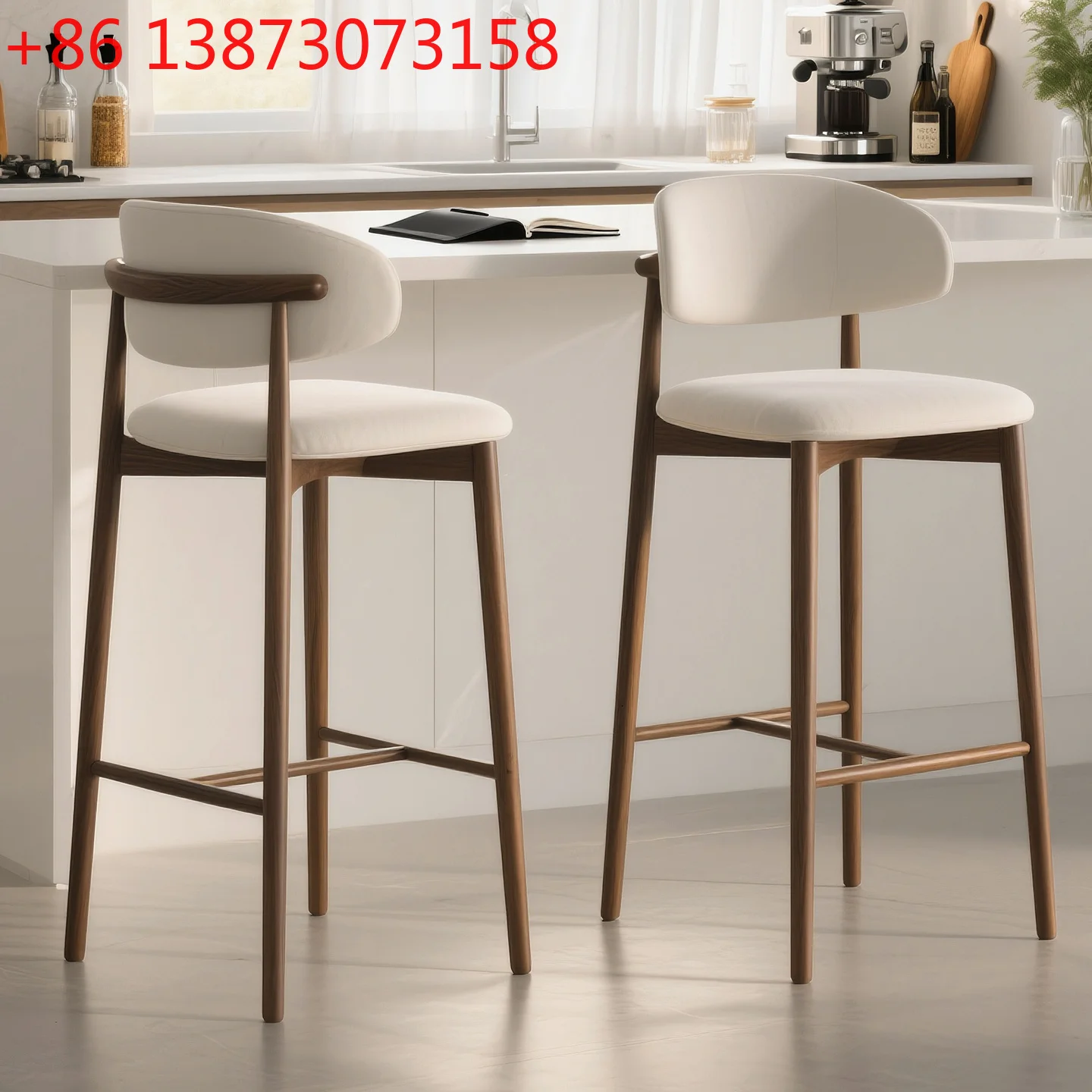 Solid wood wine bar table high backrest chair designer island table high dining chair home
Solid wood wine bar table high backrest chair designer island table high dining chair home