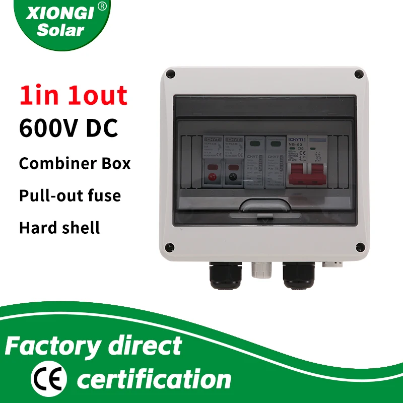 XIONGISolar Double PG Combiner Box PV с молниезащитой 1-вход-1 выход постоянного тока 600 В предохранитель IP65 MCB SPD водонепроницаемый
XIONGISolar Double PG Combiner Box PV с молниезащитой 1-вход-1 выход постоянного тока 600 В предохранитель IP65 MCB SPD водонепроницаемый