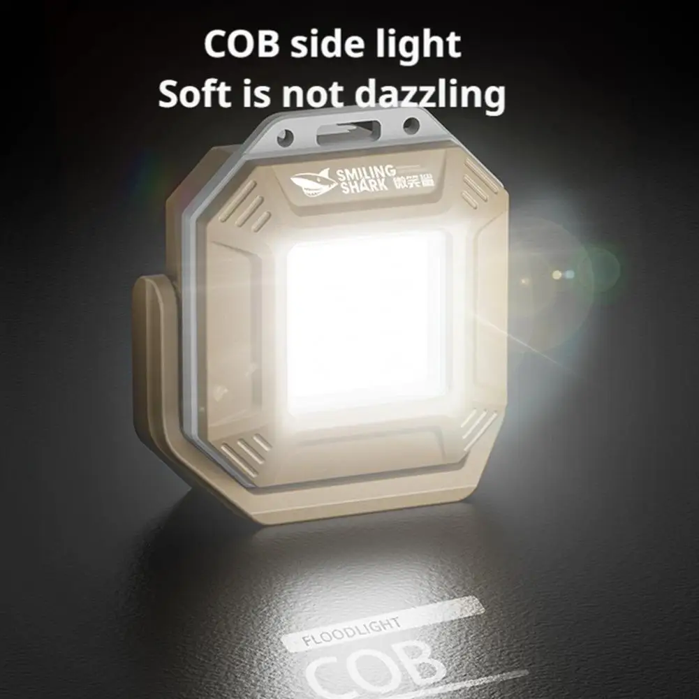 Перезаряжаемый светодиодный рабочий фонарь Smiling Shark COB, водонепроницаемая инспекционная лампа с магнитным основанием для кемпинга и экстренных ситуаций на открытом воздухе
Перезаряжаемый светодиодный рабочий фонарь Smiling Shark COB, водонепроницаемая инспекционная лампа с магнитным основанием для кемпинга и экстренных ситуаций на открытом воздухе