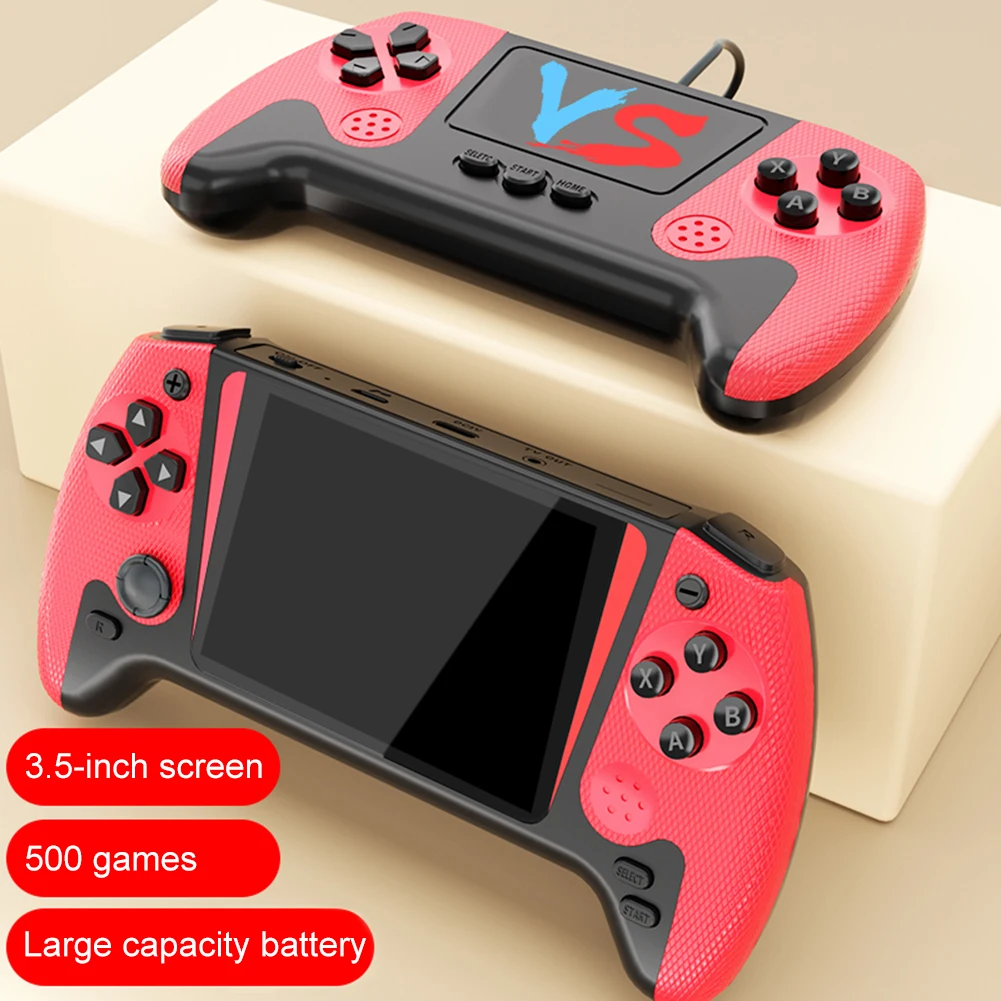 Ретро портативная игровая консоль с 3,5-дюймовым ЖК-экраном, 500 встроенных игр, подключение к телевизору, ностальгическая игровая консоль для 2 игроков
Ретро портативная игровая консоль с 3,5-дюймовым ЖК-экраном, 500 встроенных игр, подключение к телевизору, ностальгическая игровая консоль для 2 игроков