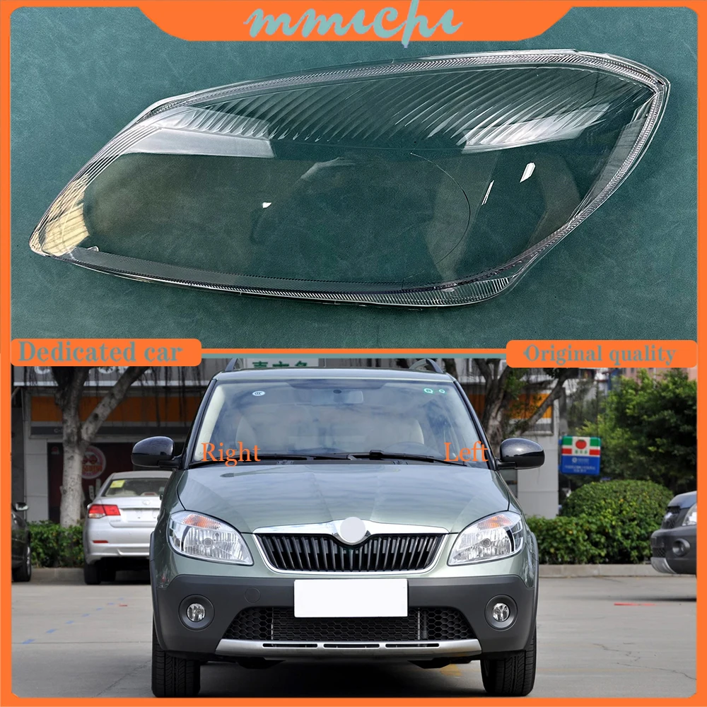For Skoda Fabia 2012-2014 Headlight Cover Transparent Headlamp Shell Plexiglass Replace Original Lampshade
For Skoda Fabia 2012-2014 Headlight Cover Transparent Headlamp Shell Plexiglass Replace Original Lampshade