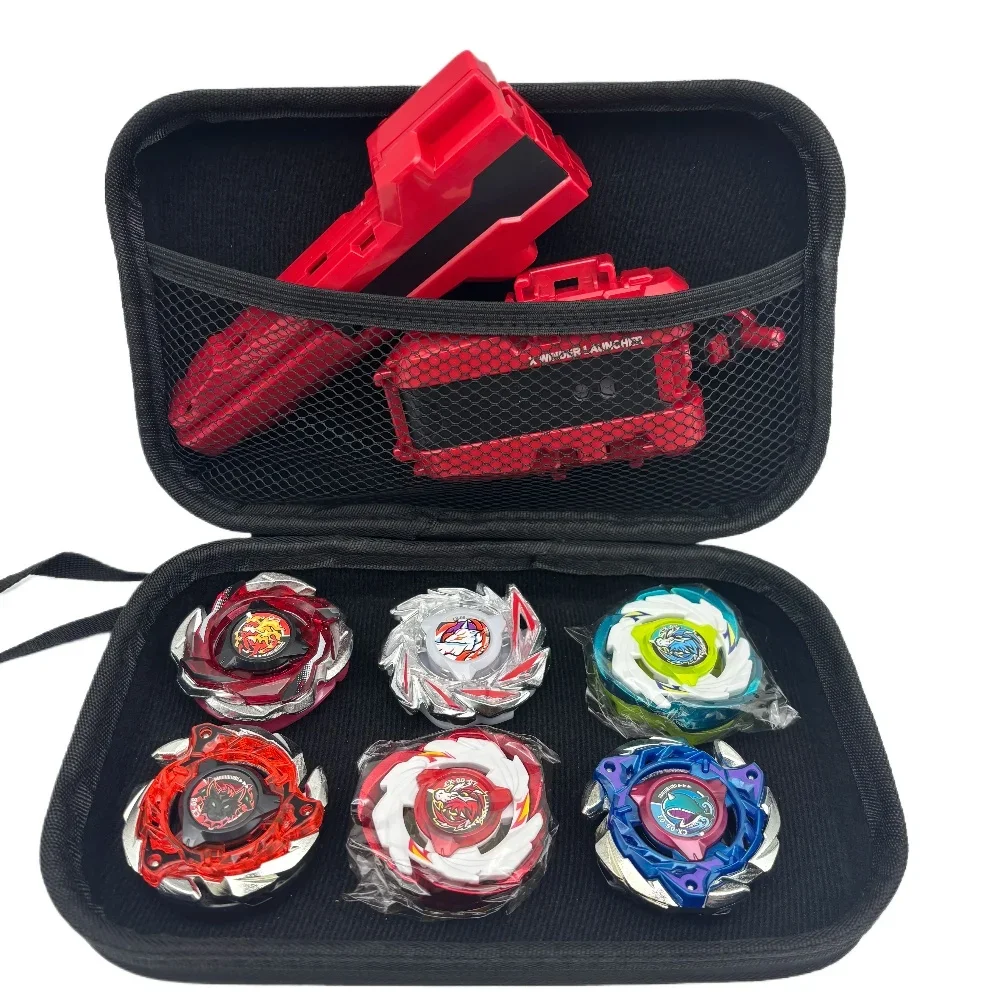 Takara Tomy Generation Alloy Gyro BX CX UX New X Battle Player Set – 6 Alloy Tops Set with Launchers Storage Bag
Takara Tomy Generation Alloy Gyro BX CX UX New X Battle Player Set – 6 Alloy Tops Set with Launchers Storage Bag