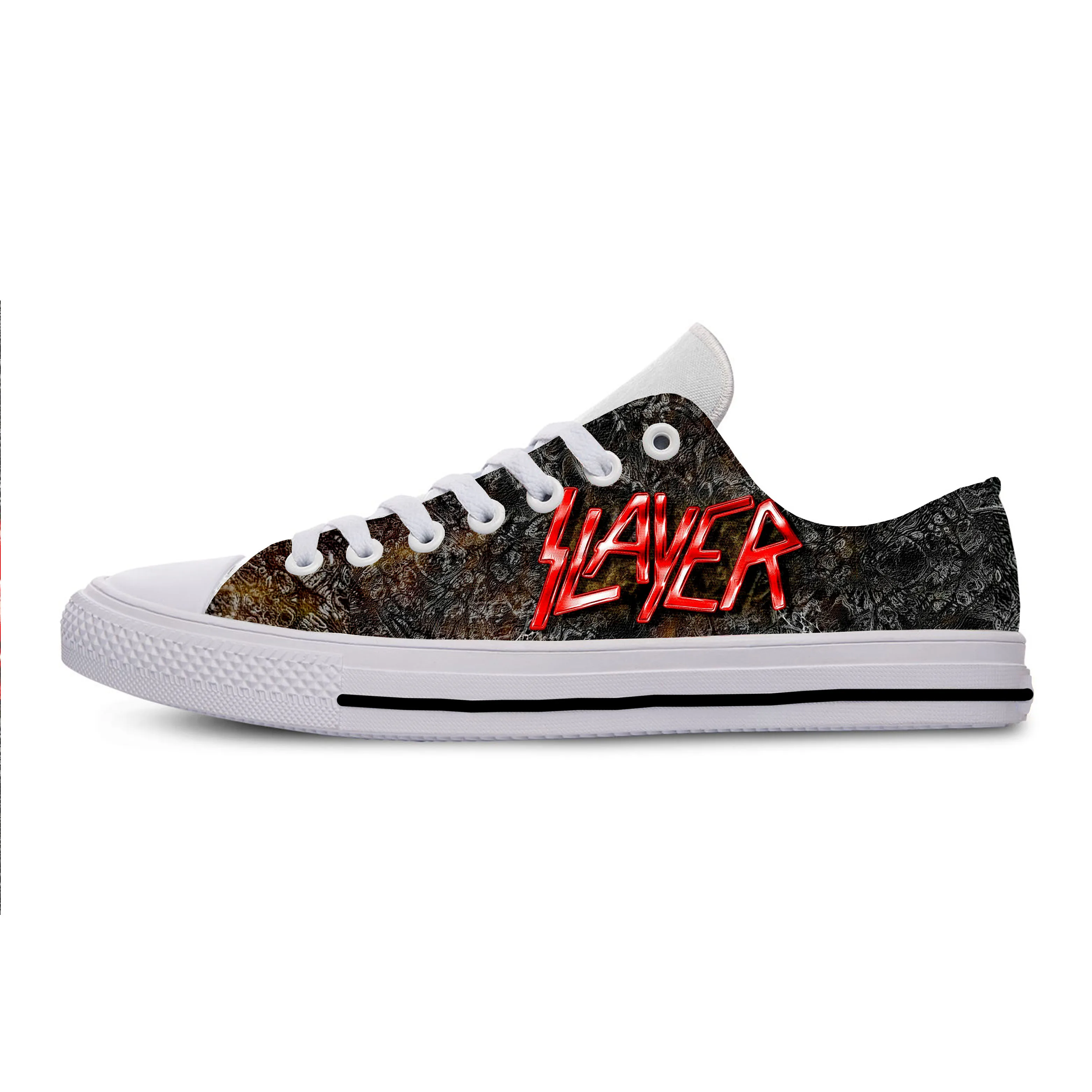 Summer Metal Band Slayer Hot Fashion Sneakers Men Women High Quality Metal Band Slayer Casual Shoes Lightweight Cool Board Shoes
Summer Metal Band Slayer Hot Fashion Sneakers Men Women High Quality Metal Band Slayer Casual Shoes Lightweight Cool Board Shoes