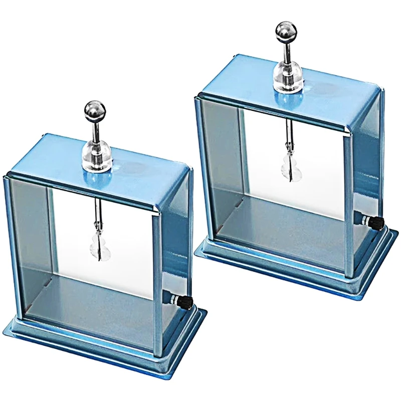E65E 2Pcs Metal And Glass Foil Electroscope Physics Lab Equipment For Static Charging Demonstrations In Schools
E65E 2Pcs Metal And Glass Foil Electroscope Physics Lab Equipment For Static Charging Demonstrations In Schools
