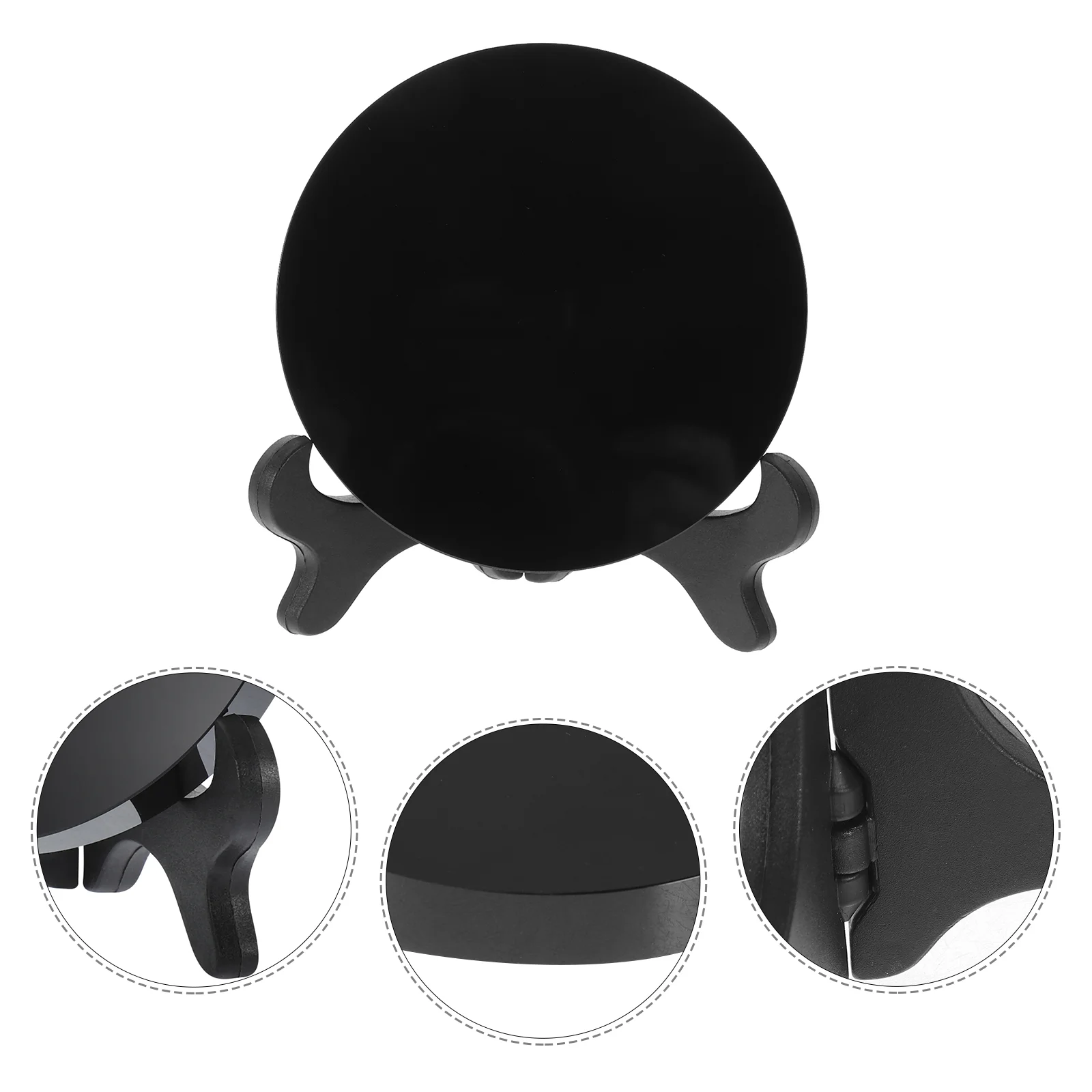 Stone Plates Table Centerpiece Black Decor Mirror Circle Mirrors Obsidian Decorations
Stone Plates Table Centerpiece Black Decor Mirror Circle Mirrors Obsidian Decorations