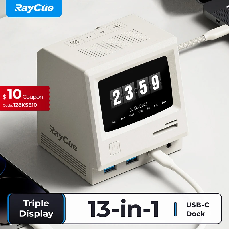 RayCue 128K SE USB C Docking Station 4K HDMI-compatible Triple Monitor Expansion USB 3.0 Hub for MacBook Lenovo HP Dell Laptop
RayCue 128K SE USB C Docking Station 4K HDMI-compatible Triple Monitor Expansion USB 3.0 Hub for MacBook Lenovo HP Dell Laptop