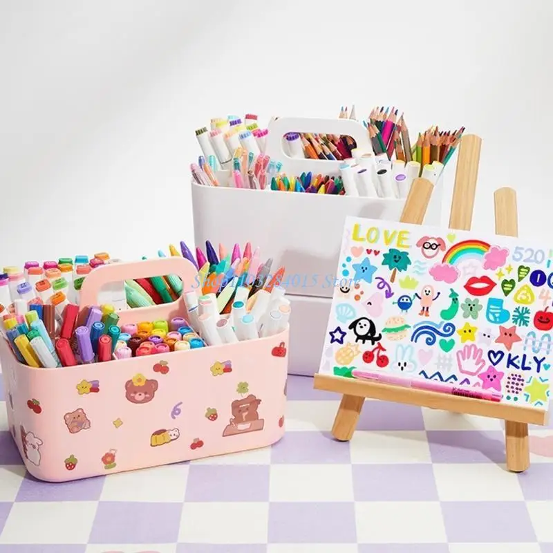 R6FF Art Marker Box Makeup Holder Case for Home Bathroom Vanity
R6FF Art Marker Box Makeup Holder Case for Home Bathroom Vanity