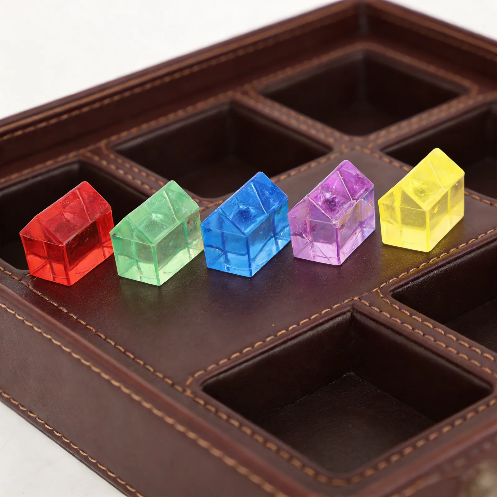 100Pcs Transparent House Game Pieces Acrylic Tokens Replacement Colorful Board Game Markers for Tabletop Family Gaming
100Pcs Transparent House Game Pieces Acrylic Tokens Replacement Colorful Board Game Markers for Tabletop Family Gaming