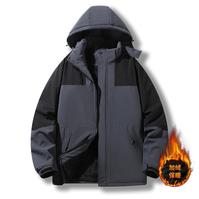 Parka Men Ski Snowboard Warm Coats Outdoor Waterproof Zipper Pockets Windbreaker Outwear Winter Fleece Lined Hooded Jackets
Parka Men Ski Snowboard Warm Coats Outdoor Waterproof Zipper Pockets Windbreaker Outwear Winter Fleece Lined Hooded Jackets