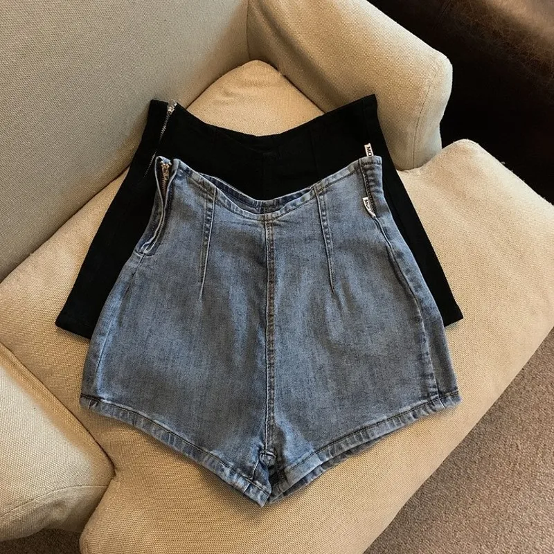 American Style Split Fit Denim Shorts For Women'S Summer 2024 New Spicy Girl High Waisted Slimming Hot Pants
American Style Split Fit Denim Shorts For Women'S Summer 2024 New Spicy Girl High Waisted Slimming Hot Pants