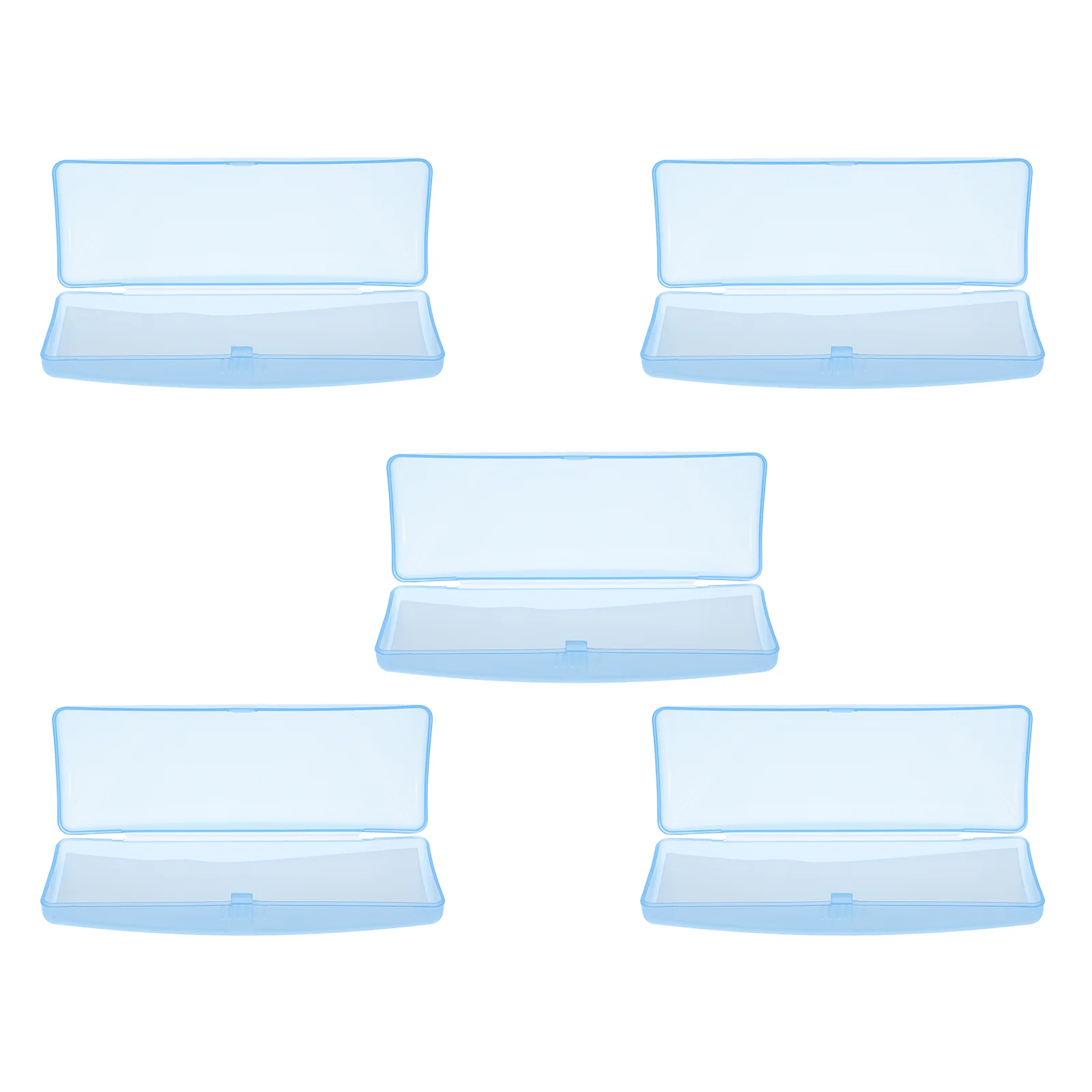 5pcs Portable Plastic Eyeglasses Box Anti-pressure Glasses Case Transparent Sunglasse Protectors for Man Woman (Sky-blue)
5pcs Portable Plastic Eyeglasses Box Anti-pressure Glasses Case Transparent Sunglasse Protectors for Man Woman (Sky-blue)