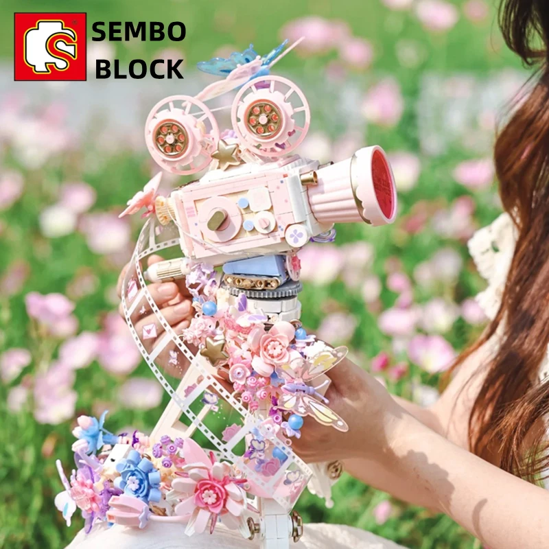 SEMBO Flower Camera Building Blocks Kawaii Assembly Model Educational Toy Children's Birthday Gift Desktop Collection Ornament
SEMBO Flower Camera Building Blocks Kawaii Assembly Model Educational Toy Children's Birthday Gift Desktop Collection Ornament