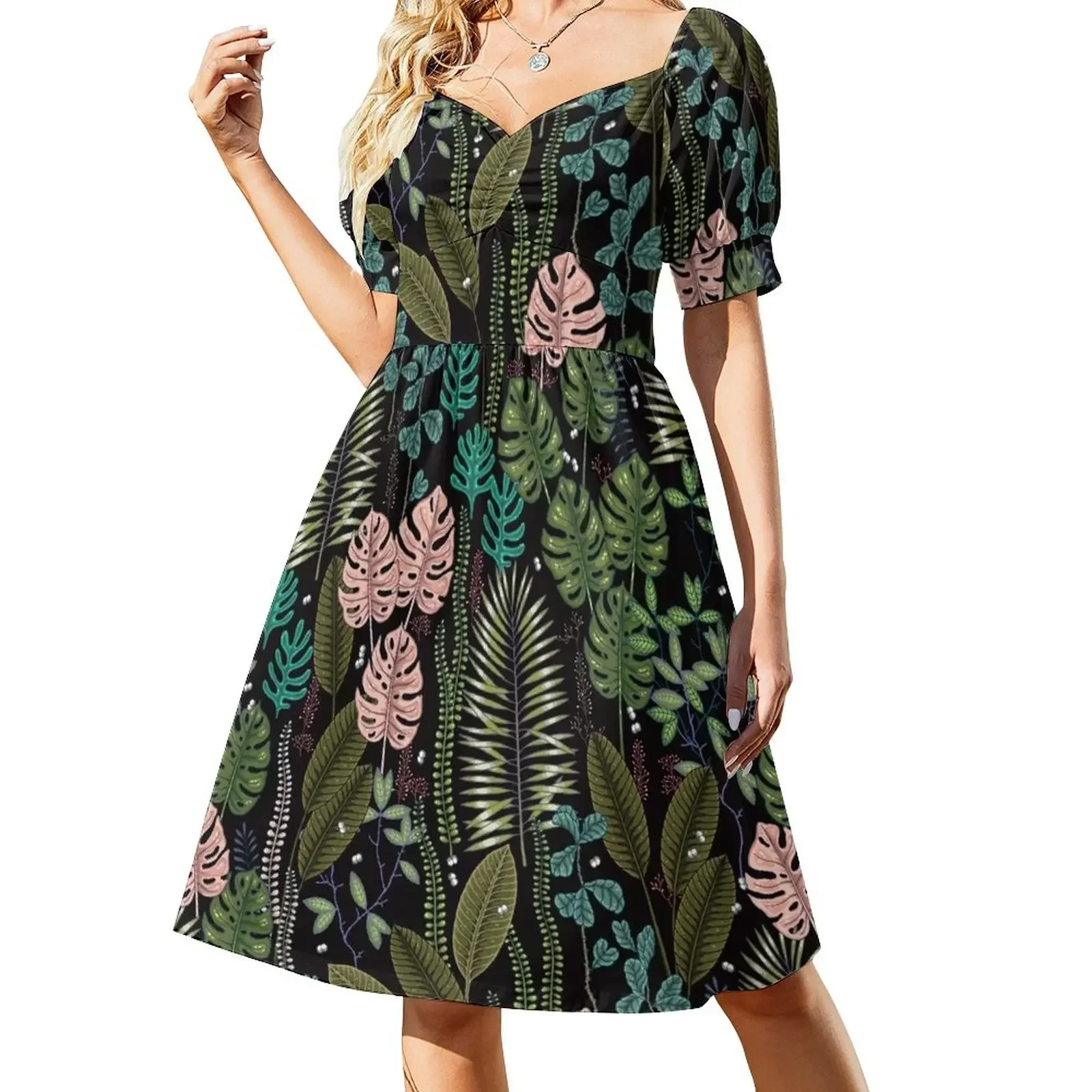 Tropical dream Short-Sleeved Dress elegant women's dresses for wedding sexy dress for women Dress
Tropical dream Short-Sleeved Dress elegant women's dresses for wedding sexy dress for women Dress