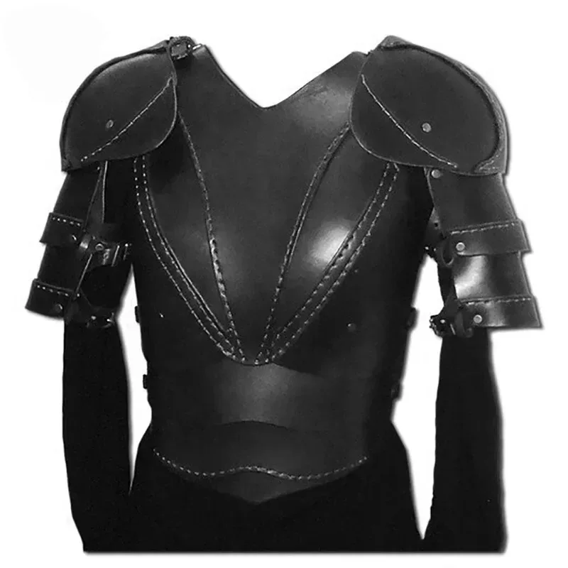 Ancient Europe Retro Viking Cosplay Pirate Knight Vest Medieval Steampunk Rome Shoulder Armor Leather Halloween Costume
Ancient Europe Retro Viking Cosplay Pirate Knight Vest Medieval Steampunk Rome Shoulder Armor Leather Halloween Costume