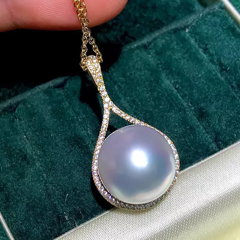 Designer HUGE AAAA 11-12mm South Sea White Round pearl Women's Pendant Necklace 925 Silver
Designer HUGE AAAA 11-12mm South Sea White Round pearl Women's Pendant Necklace 925 Silver