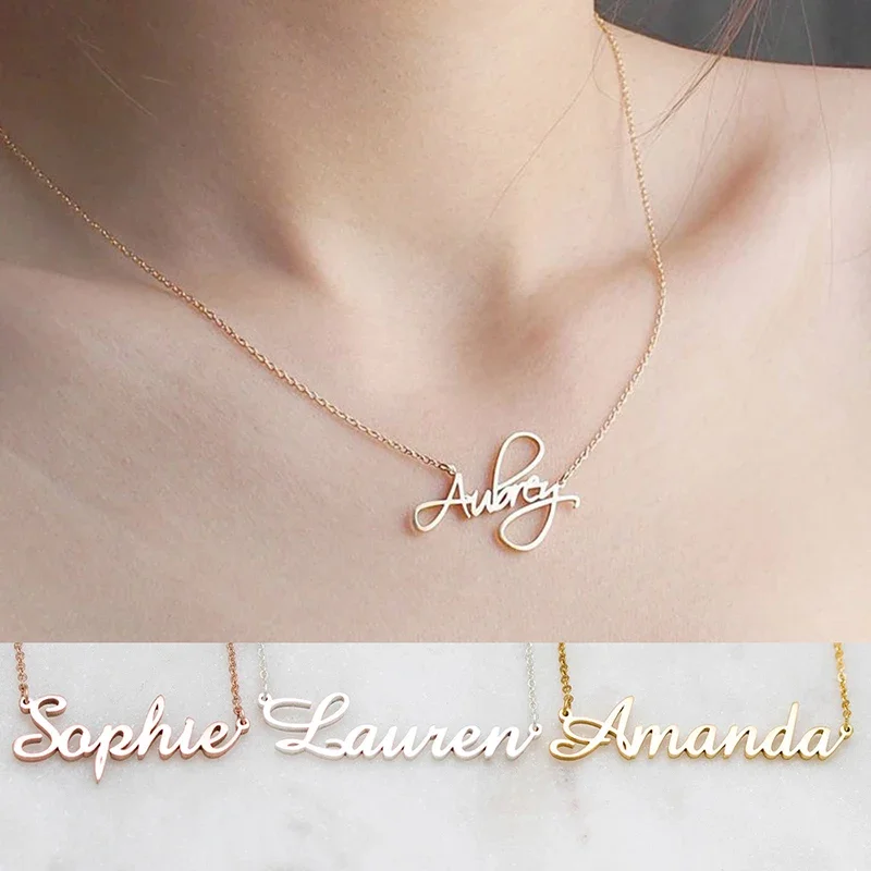 DODOAI Custom Necklaces Personalized Name Necklaces Jewelry Personality Letter Choker Necklaces with Name for Women Girls Mother
DODOAI Custom Necklaces Personalized Name Necklaces Jewelry Personality Letter Choker Necklaces with Name for Women Girls Mother