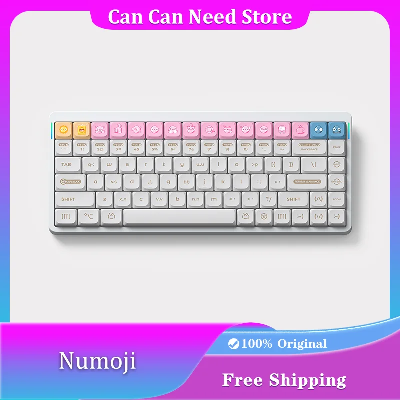 Набор колпачков для клавиш NuPhy Numoji Kawaii, 150 клавиш, профиль nSA, колпачки для клавиш из ПБТ с сублимационной краской для 60% 75% 96%, низкопрофильная механическая клавиатура
Набор колпачков для клавиш NuPhy Numoji Kawaii, 150 клавиш, профиль nSA, колпачки для клавиш из ПБТ с сублимационной краской для 60% 75% 96%, низкопрофильная механическая клавиатура