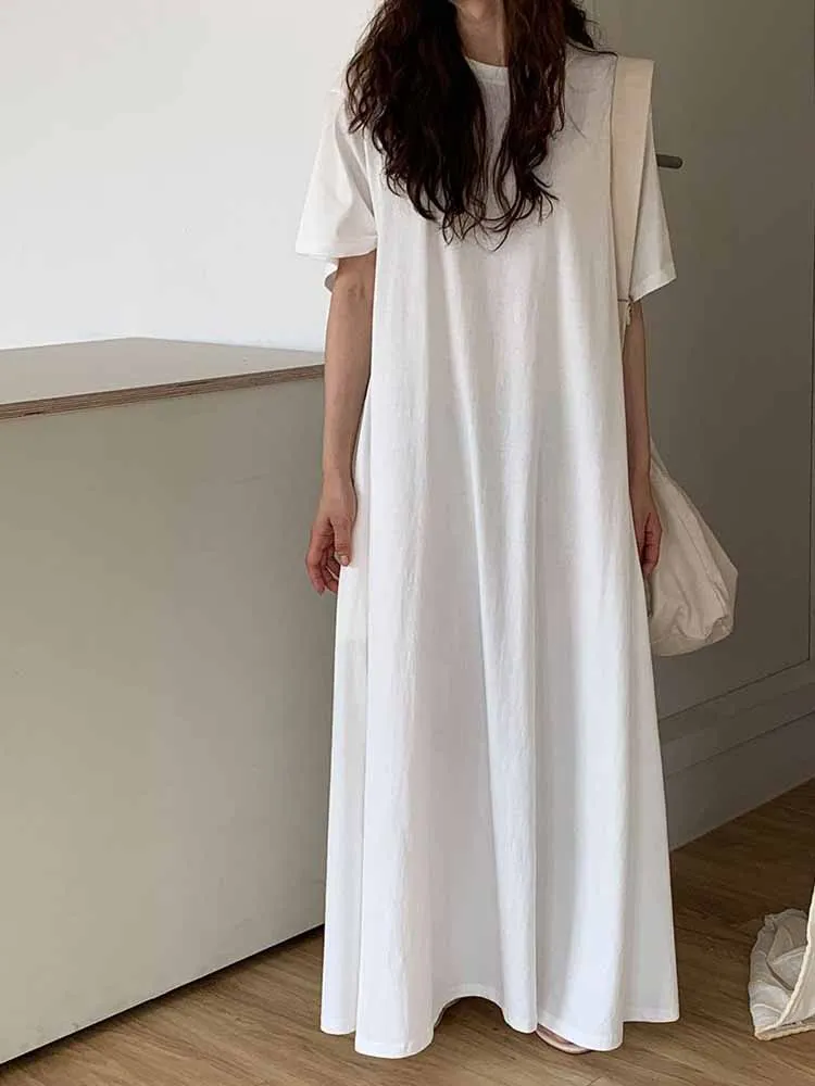 Summer New Blue Floor-Length Women's Dr Tea Break Loose Design Sense T-irt Long Skirt High Waist Pleated A-Line Dr
Summer New Blue Floor-Length Women's Dr Tea Break Loose Design Sense T-irt Long Skirt High Waist Pleated A-Line Dr