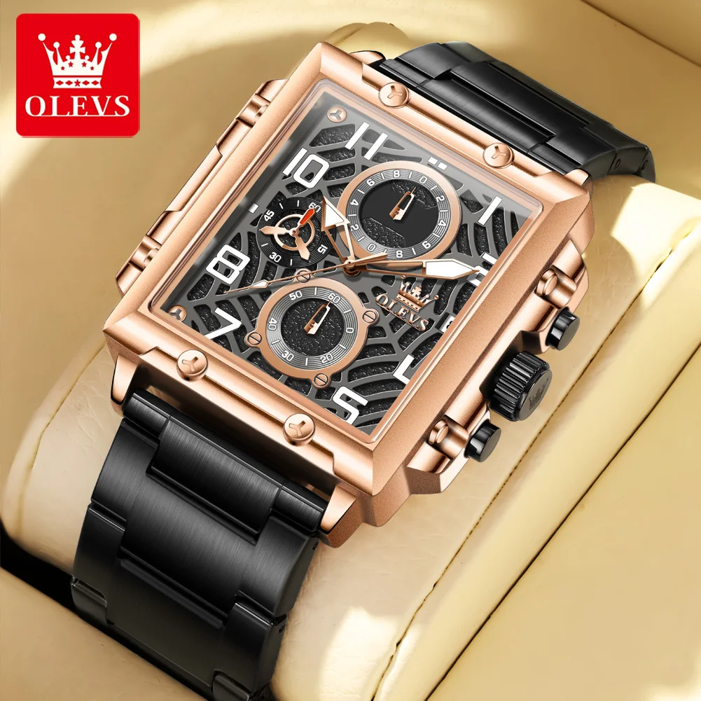 OLEVS Brand Watch Student Multi functional Steel Strip Quartz Watch Night Light Men's Watch 2958
OLEVS Brand Watch Student Multi functional Steel Strip Quartz Watch Night Light Men's Watch 2958