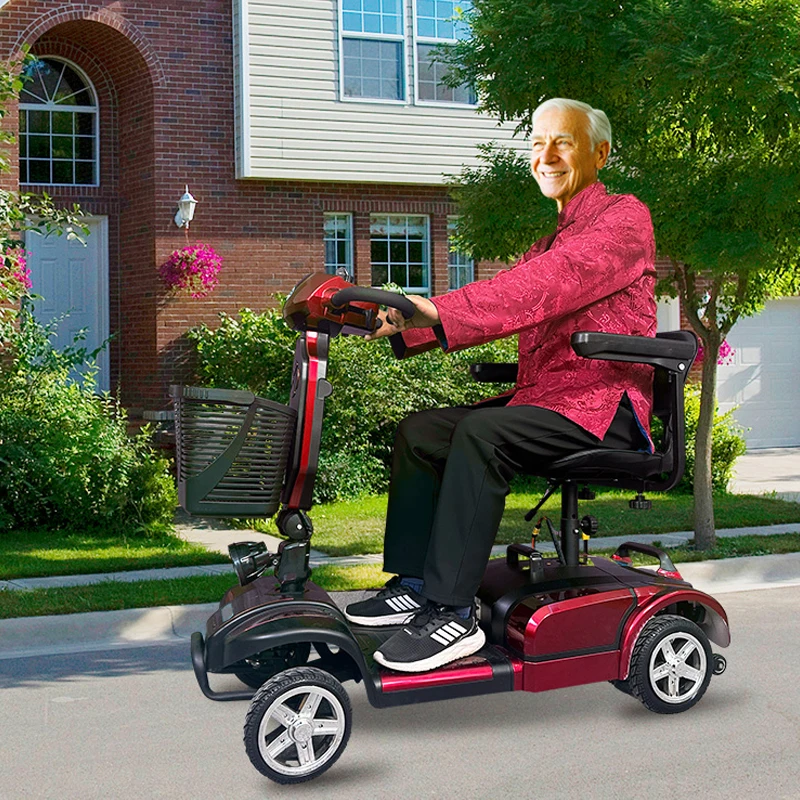 LM9S-Lightweight 4-Wheel Scooter: Mobility for Seniors & Handicapped, with Electromagnetic Brake
LM9S-Lightweight 4-Wheel Scooter: Mobility for Seniors & Handicapped, with Electromagnetic Brake