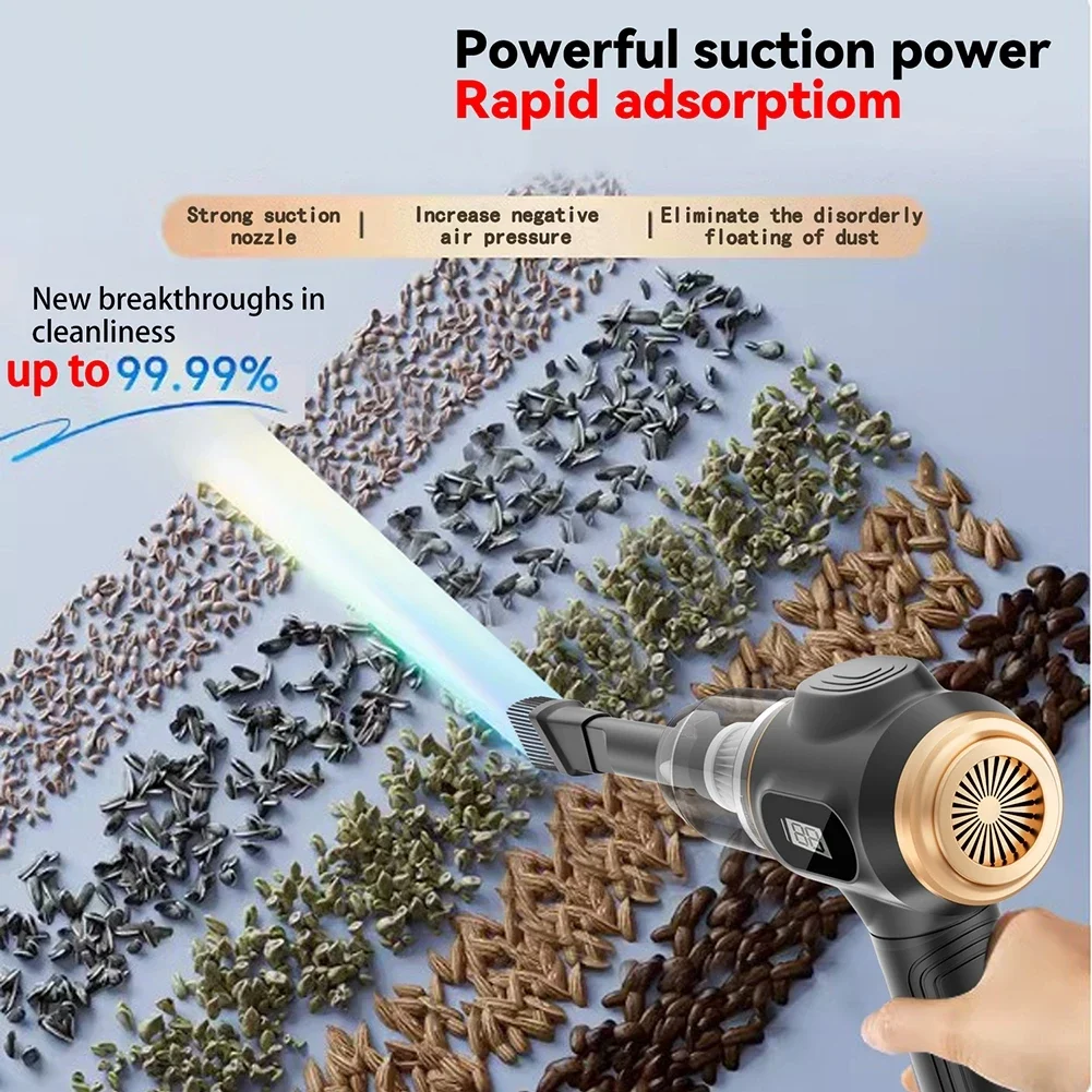 18*16.5*7cm Car Vacuum Cleaner Versatile Cleaning Performance Effective Customer Support Extended Flat Suction Head
18*16.5*7cm Car Vacuum Cleaner Versatile Cleaning Performance Effective Customer Support Extended Flat Suction Head