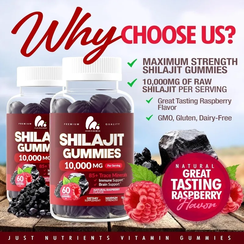 Shilajit Soft Candy 10000mg -Pure Himalayan Shilajit,Gluten Free,100% Vegetarian -Natural Raspberry Flavor
Shilajit Soft Candy 10000mg -Pure Himalayan Shilajit,Gluten Free,100% Vegetarian -Natural Raspberry Flavor