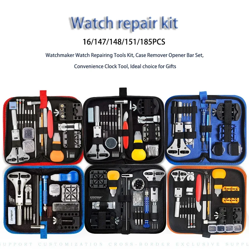 Watchmaker Watch Repairing Tools Kit, Case Remover Opener Bar Set, Convenience Clock Tool, Ideal choice for Gifts
Watchmaker Watch Repairing Tools Kit, Case Remover Opener Bar Set, Convenience Clock Tool, Ideal choice for Gifts