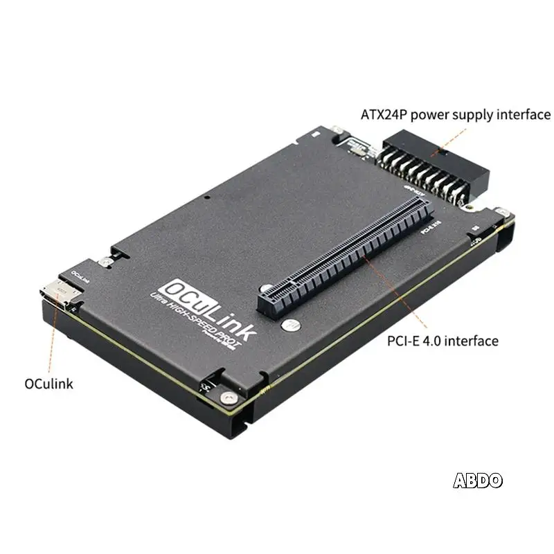 Док-станция Ocup4v2 Oculink для графического процессора, адаптер NVME M.2 к Oculink для ноутбука, мини-ПК к внешней графической карты
Док-станция Ocup4v2 Oculink для графического процессора, адаптер NVME M.2 к Oculink для ноутбука, мини-ПК к внешней графической карты