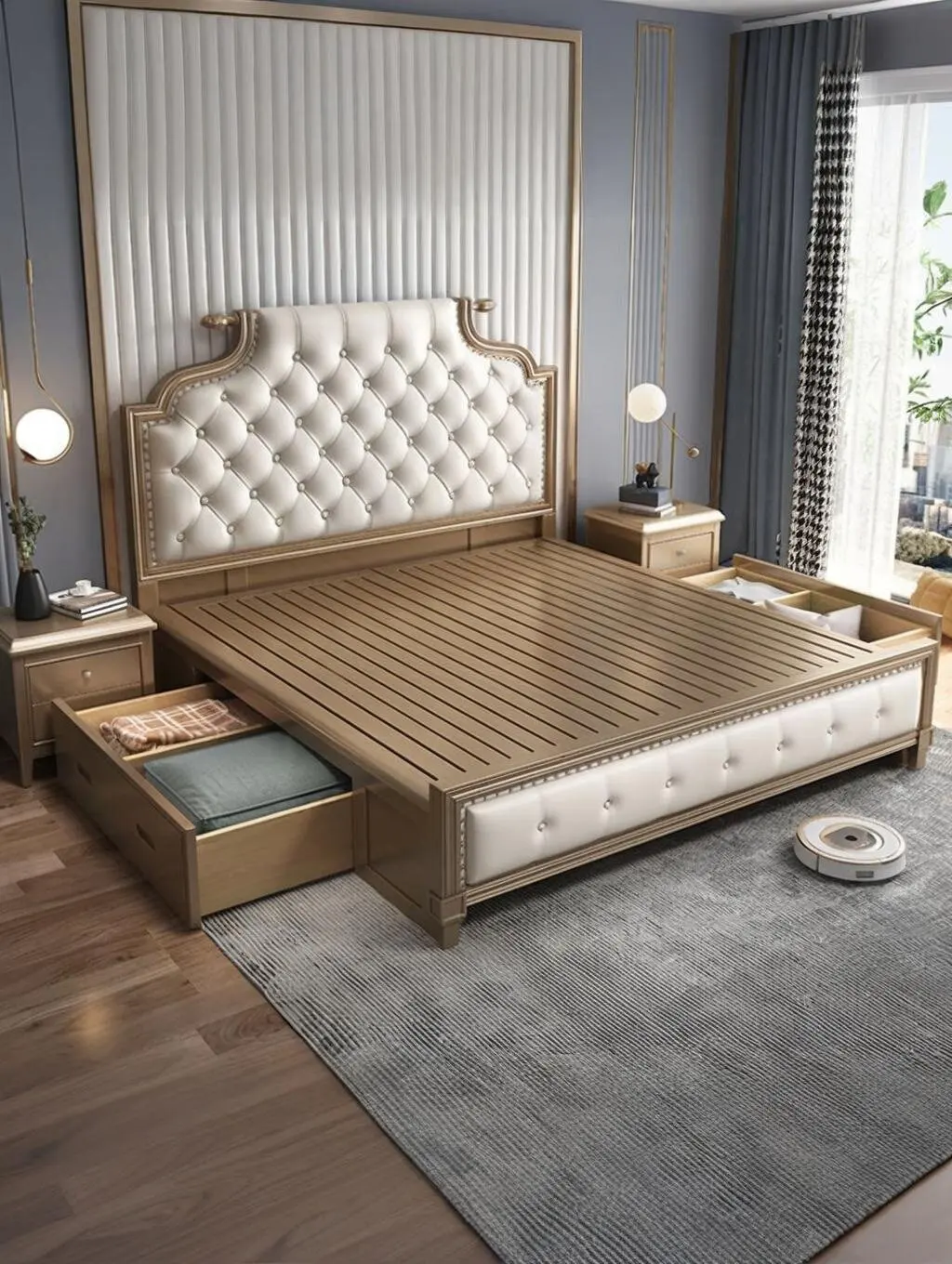 *Double - Master room . Classic and Popular Frame for 2025. Easy Assembly . European Solid Wood.
*Double - Master room . Classic and Popular Frame for 2025. Easy Assembly . European Solid Wood.