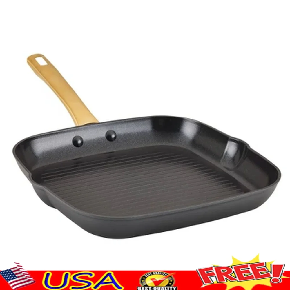 Forged Induction 11 Inch Ceramic Nonstick Square Grill Pan Dishwasher Safe Stainless Steel Handle Compatible All Stovetops
Forged Induction 11 Inch Ceramic Nonstick Square Grill Pan Dishwasher Safe Stainless Steel Handle Compatible All Stovetops