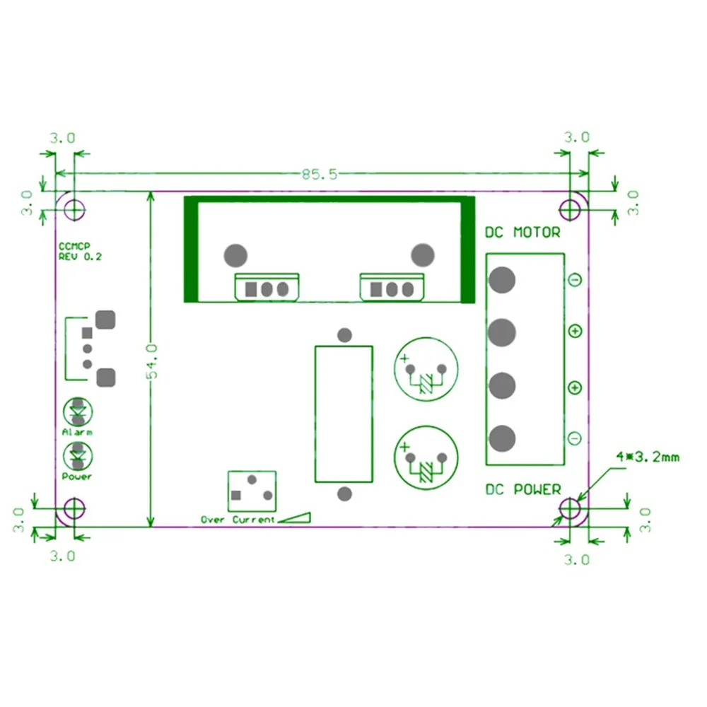 DC Motors DC10-40V Driver Module CCMCP PWM Motor Controller 85.5 x 54 x 27mm 15A Speed Controller Motor Speed Regulation
DC Motors DC10-40V Driver Module CCMCP PWM Motor Controller 85.5 x 54 x 27mm 15A Speed Controller Motor Speed Regulation