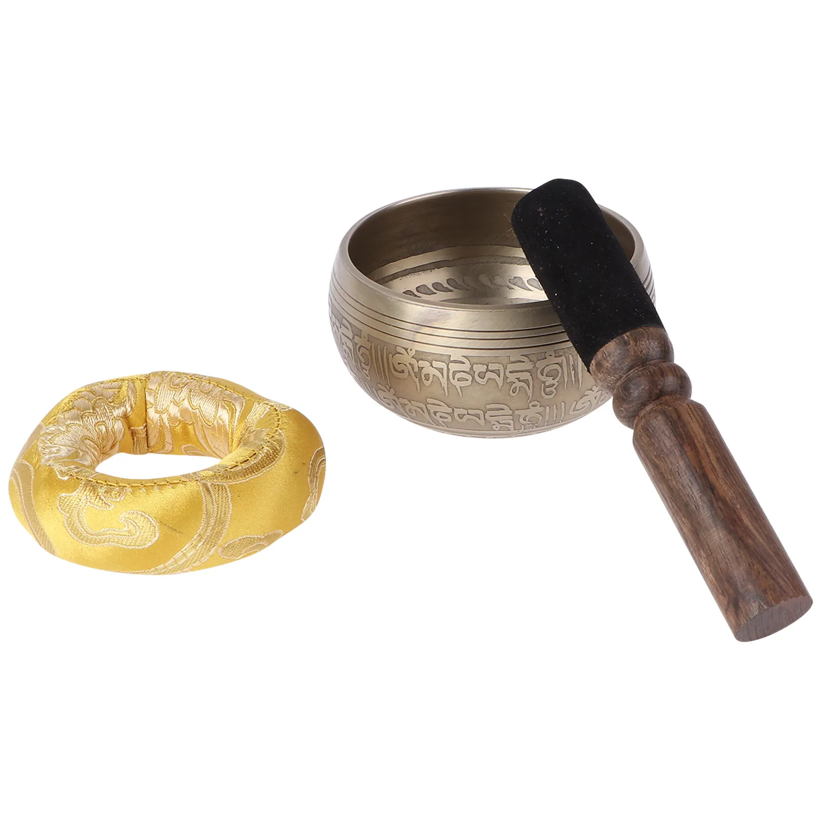 1 Set Tibetan Singing Bowl For Meditation Yoga Healing Spiritual Copper Sound Bowl Restorative Atmosphere Decor Gift Instrument
1 Set Tibetan Singing Bowl For Meditation Yoga Healing Spiritual Copper Sound Bowl Restorative Atmosphere Decor Gift Instrument