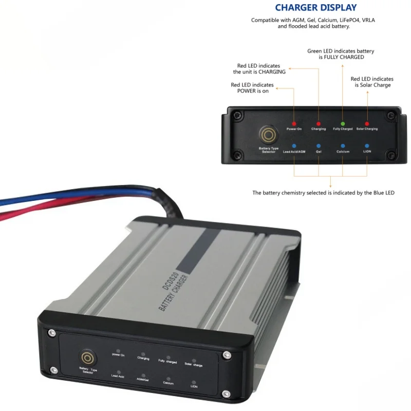 12V 20Amp DC To DC Dual Battery Charger Starting Caravan Built-In Solar MPPT Voltage Sensitive For Camper Van Motorhome Parts
12V 20Amp DC To DC Dual Battery Charger Starting Caravan Built-In Solar MPPT Voltage Sensitive For Camper Van Motorhome Parts