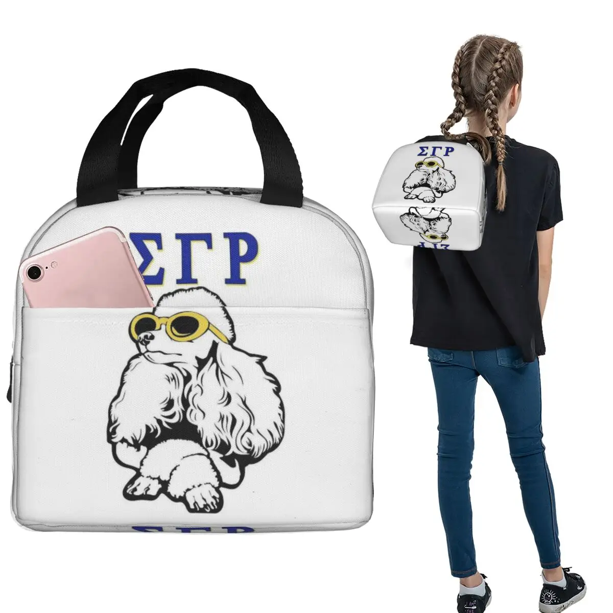 Sigma Gamma Rho 1922 Insulated Lunch Bag for Women Kids Leakproof Food Boxes Thermal Lunch Box Tote
Sigma Gamma Rho 1922 Insulated Lunch Bag for Women Kids Leakproof Food Boxes Thermal Lunch Box Tote
