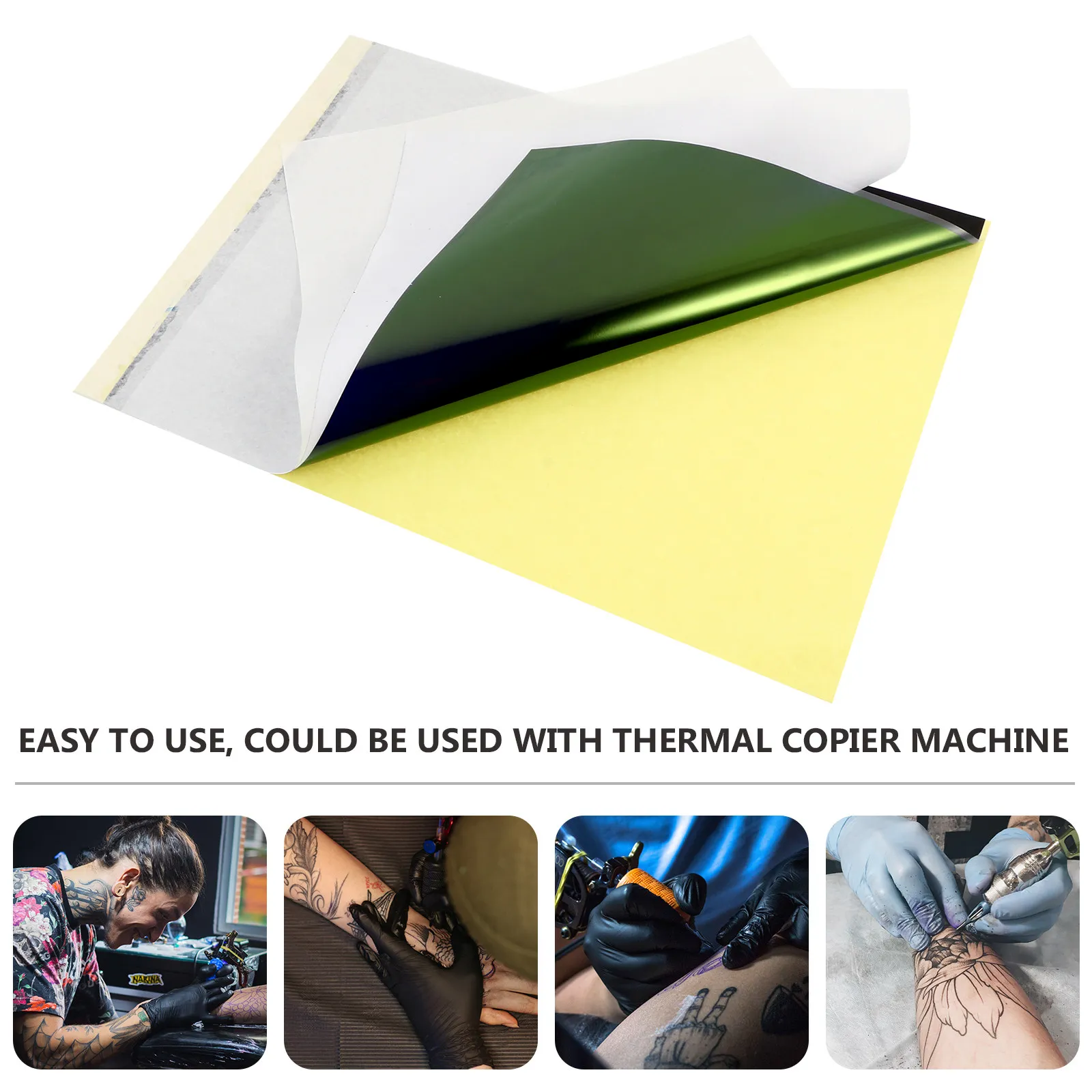 25 Sheets Tattoo Transfer Paper for DIY Temporary Tattoos Thermal Stencil Paper for Body Art Skin Safe Easy Peel Design
25 Sheets Tattoo Transfer Paper for DIY Temporary Tattoos Thermal Stencil Paper for Body Art Skin Safe Easy Peel Design