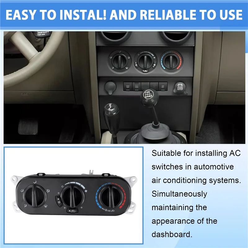 NEW-For Jeep Wrangler 2007-2010 Heater A/C Climate Temperature Control P55111841 Air Conditioning Control Panel
NEW-For Jeep Wrangler 2007-2010 Heater A/C Climate Temperature Control P55111841 Air Conditioning Control Panel