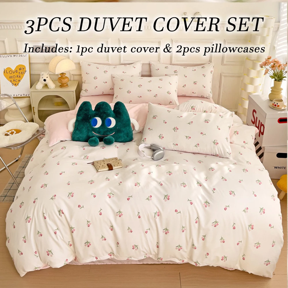 Элегантный пододеяльник с узором тюльпана, комплект пододеяльников и наволочек с цветочным принтом, удобная, приятная для кожи, дышащая ткань, домашний текстиль
Элегантный пододеяльник с узором тюльпана, комплект пододеяльников и наволочек с цветочным принтом, удобная, приятная для кожи, дышащая ткань, домашний текстиль