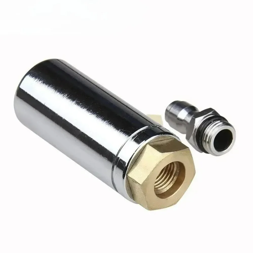 New 360° Rotating Stainless Steel Body Ceramic Core 5000PSI Turbo Nozzle High Pressure Quick Connect
New 360° Rotating Stainless Steel Body Ceramic Core 5000PSI Turbo Nozzle High Pressure Quick Connect