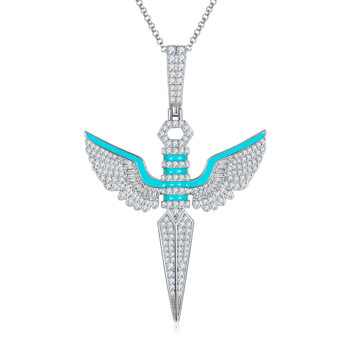 1.34ct Moissanite Pendant Necklaces for Women Man Real Silver 925 Skyblue Cuban Chain Hip Hop Fine Jewelry Gift
1.34ct Moissanite Pendant Necklaces for Women Man Real Silver 925 Skyblue Cuban Chain Hip Hop Fine Jewelry Gift
